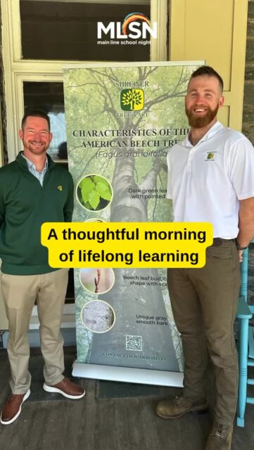 Happy Earth Day 🌿

In honor of Mother Earth, we’re looking back at our Saturday class with @shreinertreecare, where MLSN students learned about Beech Leaf Disease and how to help protect the trees that shape our local landscape.

A big thank you to @steve_shreiner owner of Shreiner Tree Care, along with Michael Shreiner and Mike Kachurak for sharing their expertise and helping our community stay informed.

Stay sharp and socialize with fellow lifelong learners at MLSN.
 
🔗  Explore upcoming classes & events at mainlineschoolnight.org