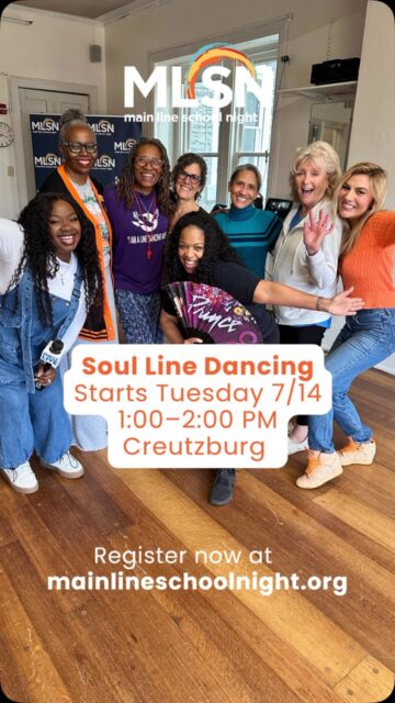 💃 Looking for a fun way to stay active this summer? 

Join us for Soul Line Dancing and dance to classic oldies and soul favorites in a welcoming class that’s as fun as it is good exercise. Whether you’re new to line dancing or have danced before, you’ll feel right at home. Stay active. Stay connected. Keep learning.

📅 Starts Tuesday, July 14
🕐 1:00 to 2:00 PM
📍 Creutzburg Center

Register today: https://mlsn.coursestorm.com/course/soul-line-dancing
•
•
•
#mainlineschoolnight #lifelonearning #community #dance #mainlinepa